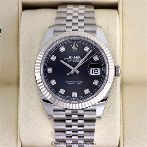 used rolex black face|Rolex date just black dial.